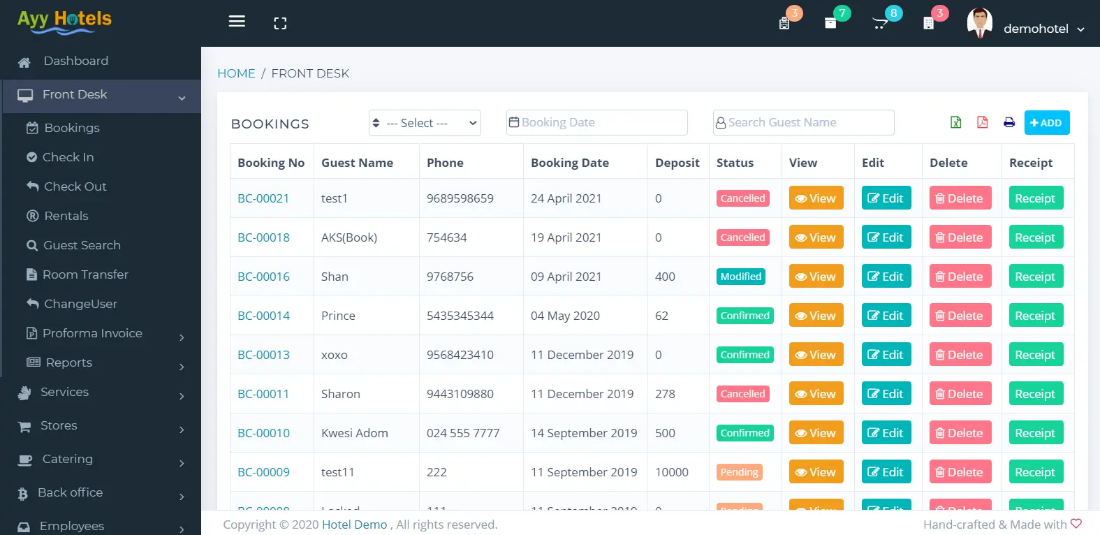 Hotel Management Software Source Code Asp Net C Sql